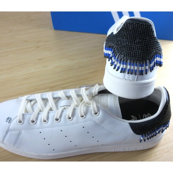 Adidas Stan Smith X Edison Chen Men's Leather Beaded Shoes Size 10 NIB JR0022 - Picture 5 of 7
